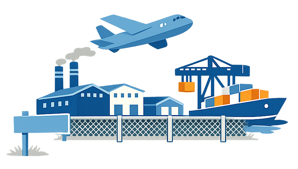 Industrial land constraints icon