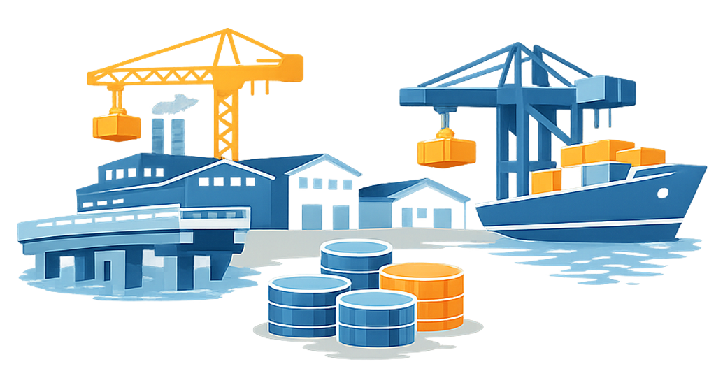 Infrastructure investment icon